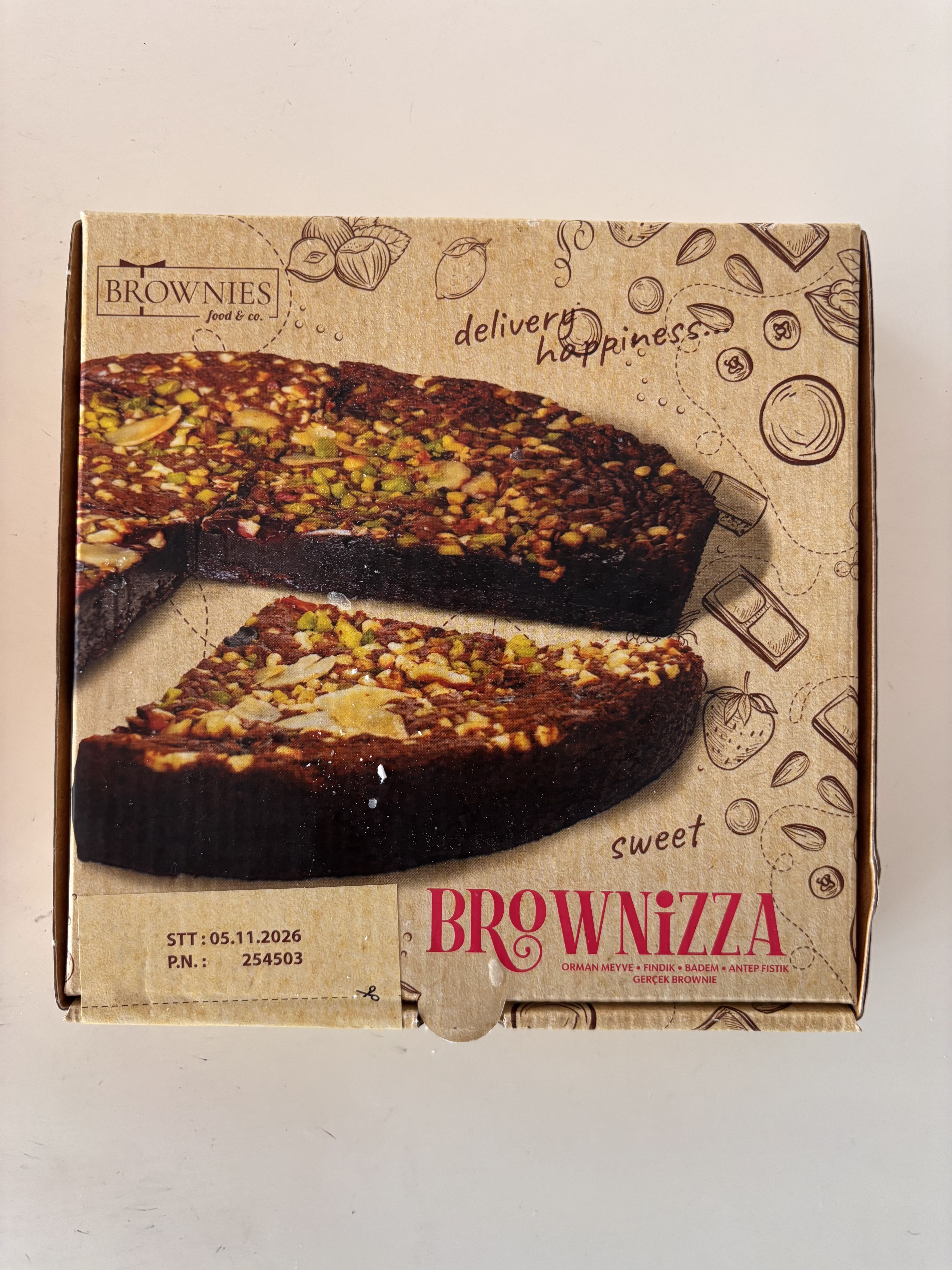 Brownie Pizza