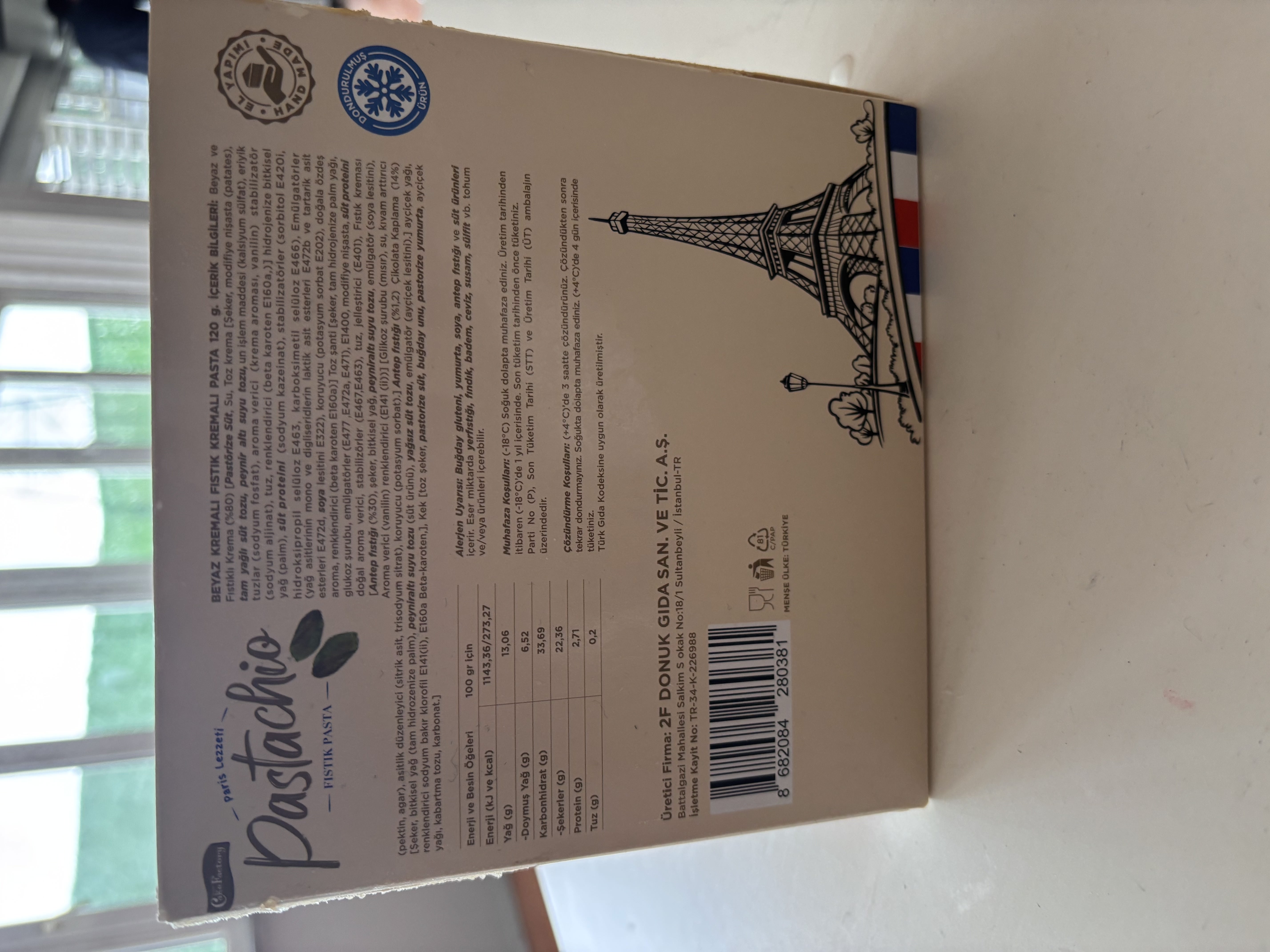 Pastachio Fıstık Pasta görsel 2