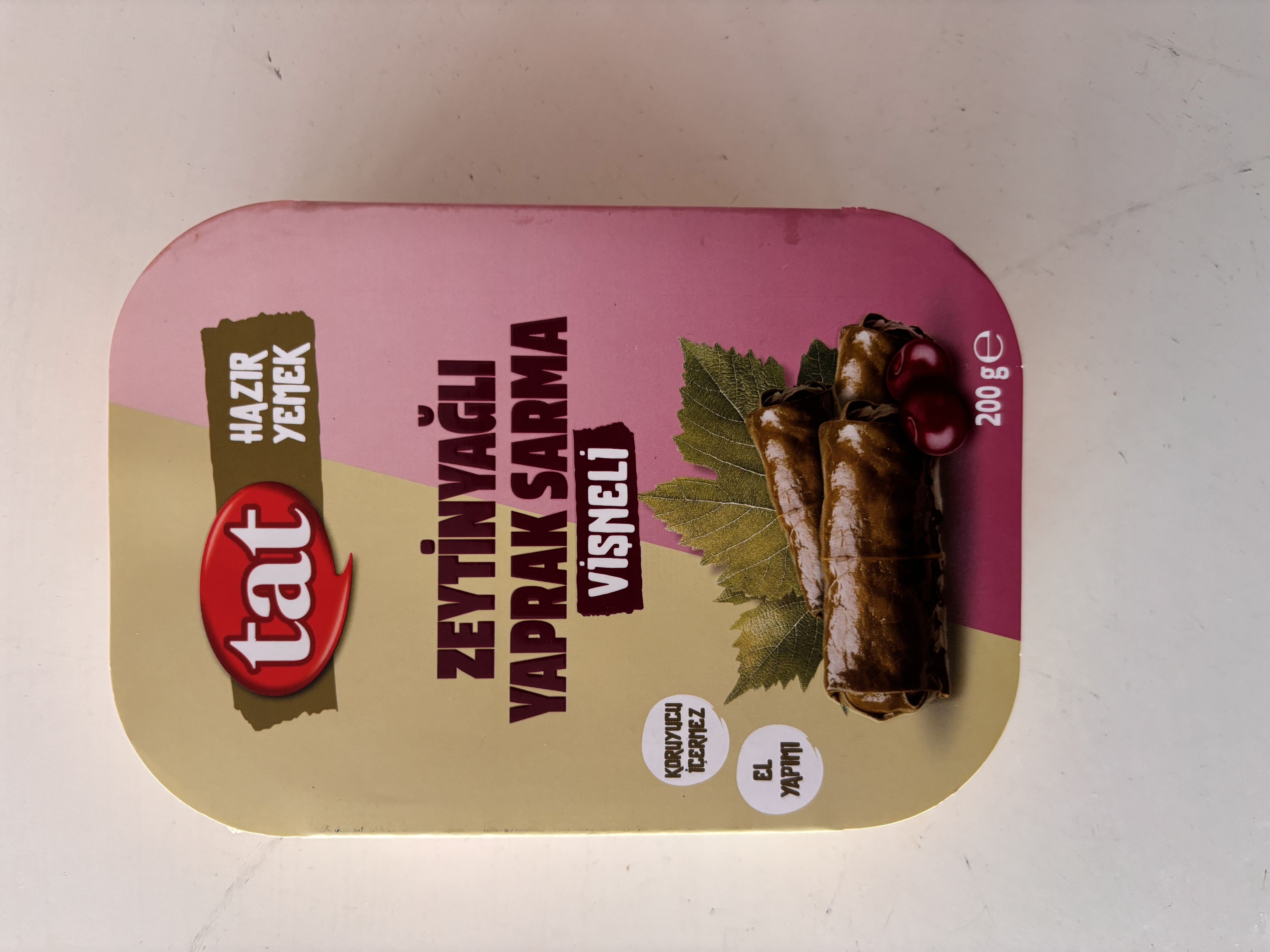 Tat Vişneli Zeytinyağlı Yaprak Sarma